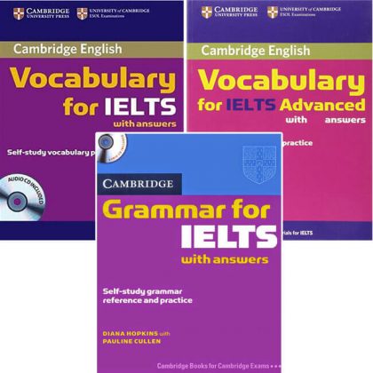 [Hot] Combo 3 cuốn Cambridge Grammar, Vocabulary, Vocabulary Advanced For IELTS