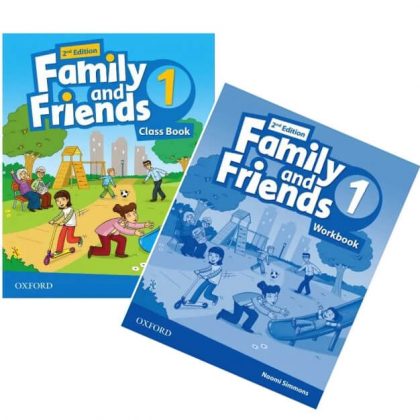 [Mới Nhất] Bộ 2 Cuốn Family And Friends <strong>tập 1 -2nd</strong> Class Book + WorkBook