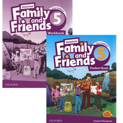 [Mới Nhất] Bộ 2 Cuốn Family And Friends <strong>tập 5 -2nd </strong>Class Book + WorkBook