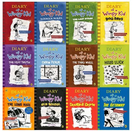 Bộ 12 Cuốn Diary Of A Wimpy Kid - English ( Tiếng Anh)