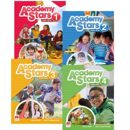 Combo 4 Bộ Sách (8 Cuốn) : Academy Stars 1, 2, 3, 4 (Student Book + Workbook)