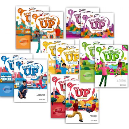 Combo 6 bộ: Everybody Up Starter 1, 2, 3, 4, 5 - 2nd Edition (Student Book + Workbook)