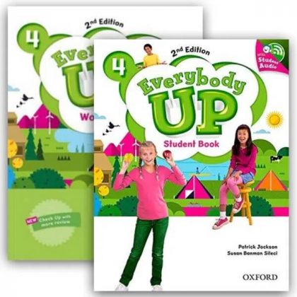 Bộ 2 Cuốn: Everybody Up 4 phiên bản 2nd Edition (Student Book + Workbook)