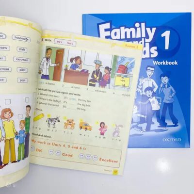 [Mới Nhất] Bộ 2 Cuốn Family And Friends <Strong>tập 1 </strong>Class Book + WorkBook