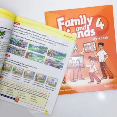 [Mới Nhất] Bộ 2 Cuốn Family And Friends <strong>tập 4 </strong>Class Book + WorkBook