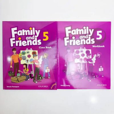[Mới Nhất] Bộ 2 Cuốn Family And Friends <strong>tập 5 </strong>Class Book + WorkBook