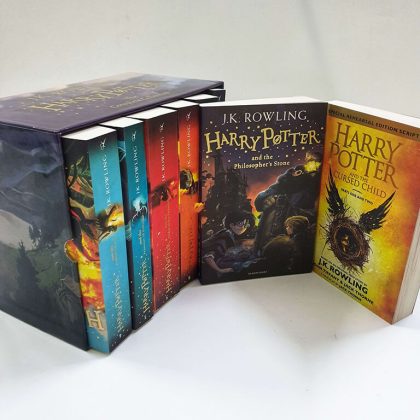 Trọn Bộ 8 Cuốn Harry Potter (English) - UK Edition (Full BOX - Nhập Khẩu)