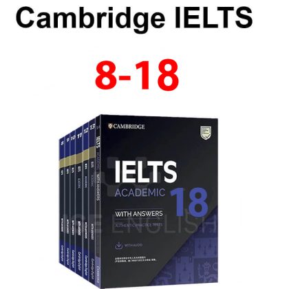 Combo Cambridge For Ielts 8-18 (Kèm file nghe)